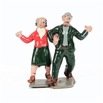 Britains: Lambeth Walk Dancing Couple for the London Musical 'Me and My Girl', issued in 1939 only (SC22/870)