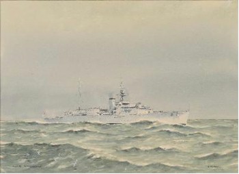 Eric Erskine Campbell Tuffnell (1888-1978) - HMS Vindictive (MA16/874).