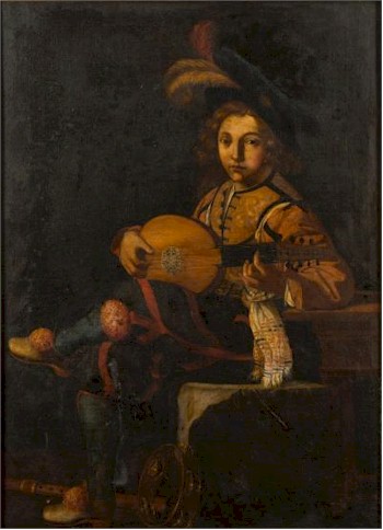 The Late 18th/19th Century picture 'The Lute Player' (FS31/417) in the manner of Michelangelo Caravaggio caused quite a stir selling for £26,200.