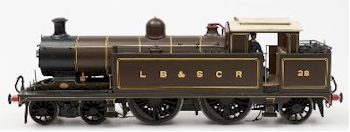 A Good Scratch Built Electric 4-4-2 Locomotive in LB&SCR Livery (SC23/1007)
        is being offered in our Two Day Sporting and Collectors Auction that starts on 16th
        November 2016 our Exeter Saleroom Complex in Devon.