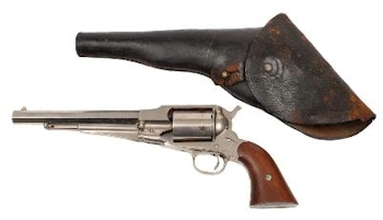A Remington New Model 1858 5-shot Single Action Pinfire Conversion Revolver, Number
        140436 (SC23/106) is being offered as part of our two day Sporting and Collectors
        Auction in our Exeter Saleroom Complex with live online bidding support.