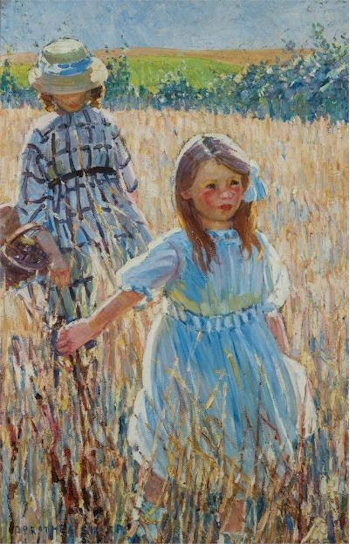 The pictures section includes an oil on canvas entitled A Summer's Day (FS33/429)
        by Dorothea Sharp (1874-1955) that depicts two young girls walking through a cornfield,
        which carries a pre-sale estimate of £12,000-£18,000.