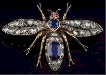 This 19th Century Sapphire and Diamond Bee Brooch (FS33/230) offered in our Two Day
        Fine Art Sale went under the hammer for £4,300.