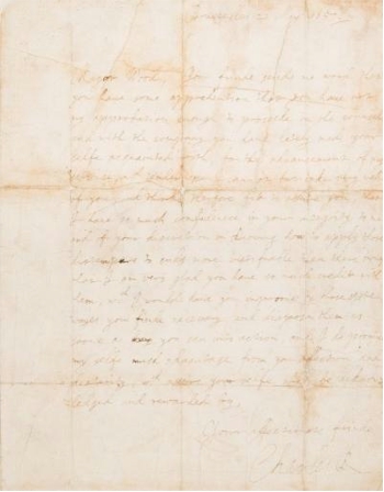 A letter signed by Charles II (BK18/272).