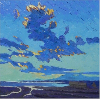 Isle of Skye: Towering Clouds over the Bay is being offered in the fundraising auction.