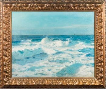 An Oil on Canvas by Julius Olsson (1864-1942) went under the hammer for £4,100.
