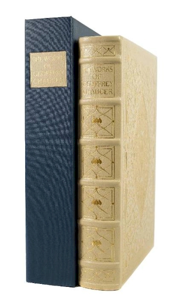A limited Folio Society edition of the Works of Geoffrey Chaucer (BK21/351).
