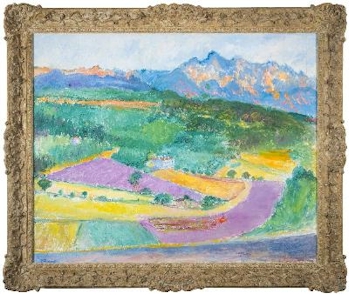 Frederick Gore (1913-2009) - Lavender Fields, Buoux, Vancluse, (FS43/409).