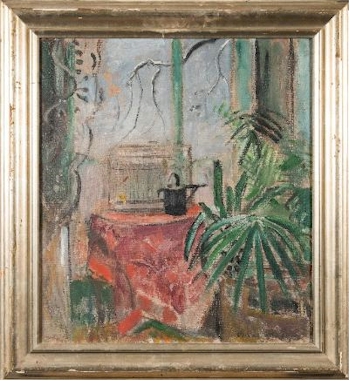 Oskar Moll (1875-1947) - Stillenben Am Fenster (Still Life by a Window) (FS43/410).