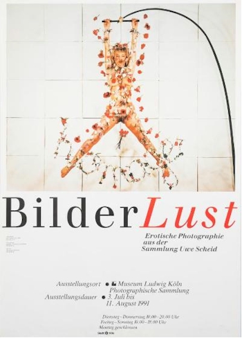BilderLust August 1991, Museum Ludwig Koln, Erotische Photographie Exhibition Poster (CC3/2).