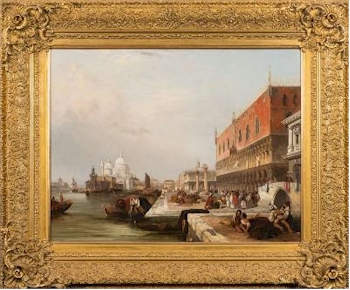 Circle of William Clarkson Stanfield (1793-1867): The Ducal Palace, Grand Canal, Venice, (FS46/468).