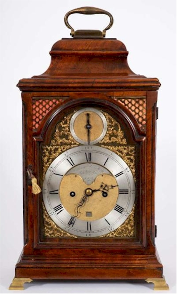 A William FrodshamGeorgian Bell-top Bracket Clock (FS46/894) fethched £4,800.