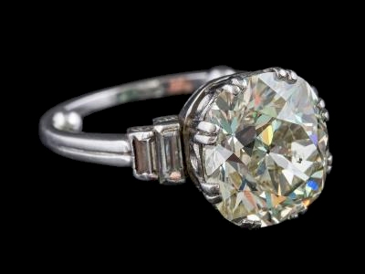 A Diamond Single-stone Ring (FS48/359).