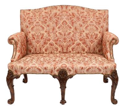 An 18th Century and Later Carved Walnut Settee (FS49/1840),