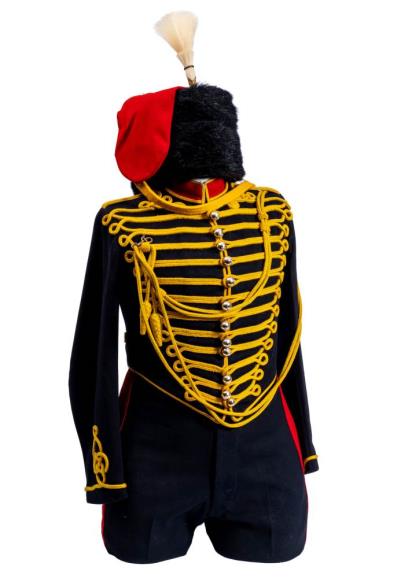 An Elizabeth II Royal Horse Artillery, King's Troop Other Ranks Dress Uniform and
        Busby (SC35/189).