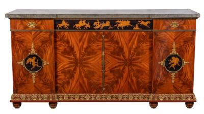 A Fine 19th Century French Mahogany, Ebonised, Marquetry and Ormolu Mounted Side
        Cabinet by Francois Linke (FS52/1749).