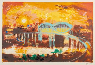 John Piper (1903-1992): Saltash Bridge (CC6/71).