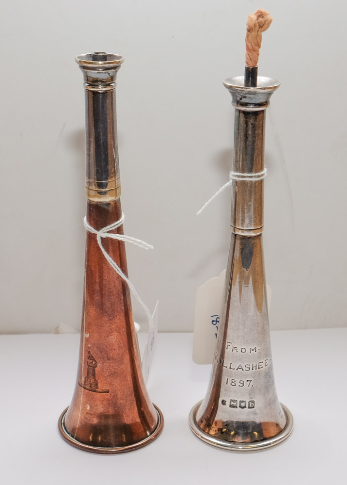 A Late Victorian Silver Table Lighter, Maker's Mark Worn, London, 1897