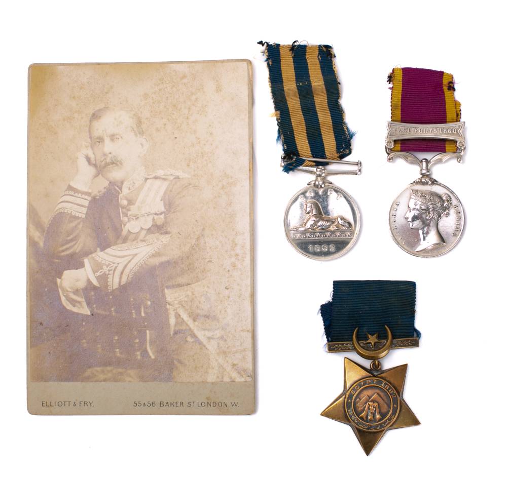 A Victorian Group Of Three Campaign Medals To Major General Alfred George Huyshe CB Second China