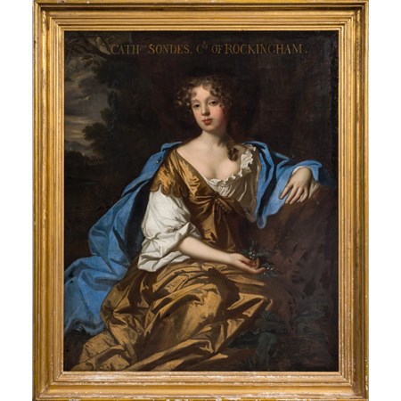 Attributed To Sir Peter Lely [1618 1680] & Studio Portrait Of Catherine Sondes